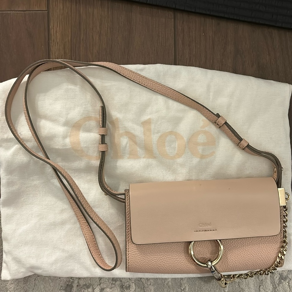 CHLOE Faye leather crossbody bag